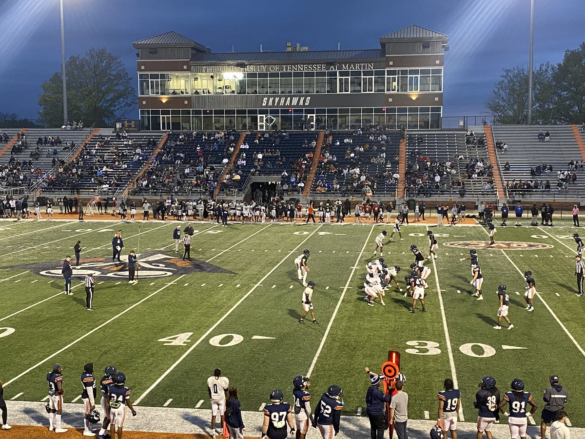 Had a great time today @UTM_FOOTBALL Spring Game / Junior Day! The people, campus and coaches were amazing! Loved the postgame team prayer! #AllThings @GaitherFootbal1 @Cowboycoach2016 @BigPlayRay50 @JerisMcIntyre @CSAPrepStar @PrepRedzoneFL @DFO_AJ @larryblustein
