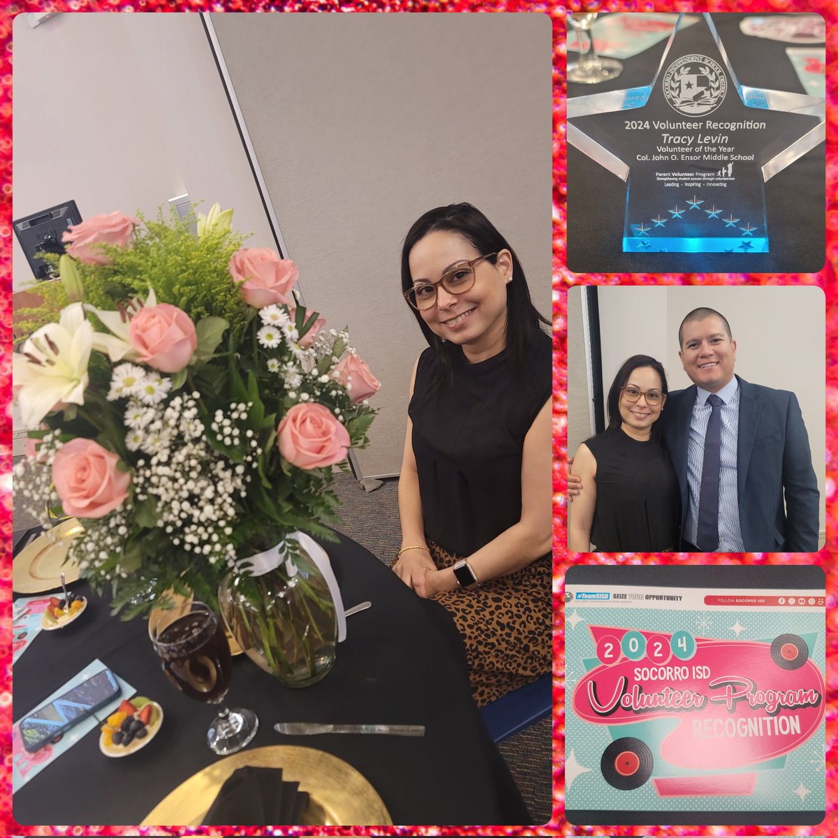 We are so grateful for our Volunteer of the Year, Mr. Levin and our Military Volunteer of the Year, Mrs. Ortiz!! Thank you for being an awesome part of our Team! 💛🦅❤️