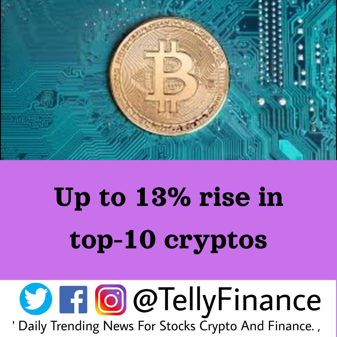 Up to 13% rise in top-10 cryptos #Bitcoin #Crypto #cryptocurrency #cryptocurrencies

#cryptocurrencies #tellyfinanceindia #tellyfinance #tellyfinancenews @TellyFinance