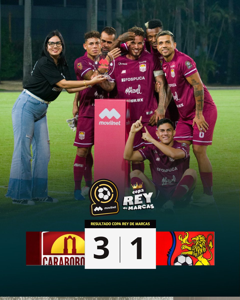 😎 • Copa Movilnet y pase a la Fase Final para @Carabobo_FC 
🔥 • ¡Qué noche!

#LigaFUTVEMovilnet