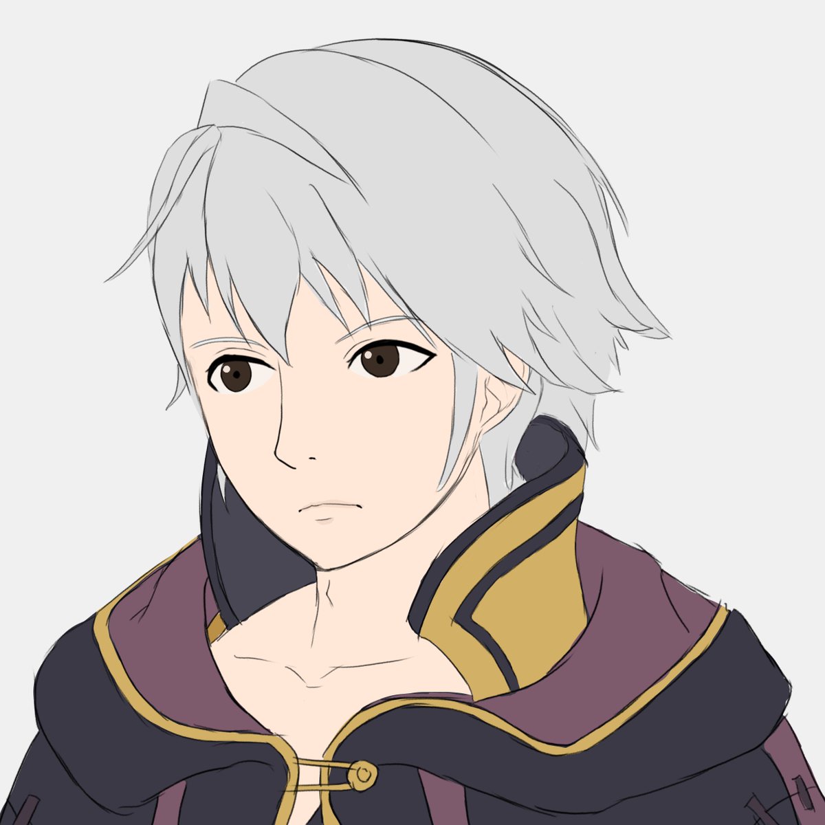 I sketched Robin Fire Emblem (corrected).
#FireEmblem #FEHeroes #FEH