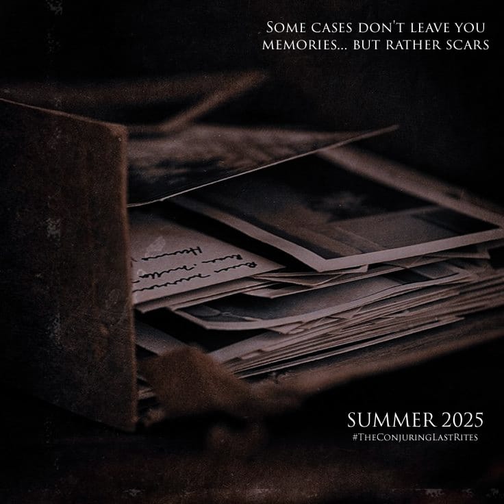 Some cases don't leave you memories... but rather scars. #TheConjuring: Last Rites - Summer 2025.