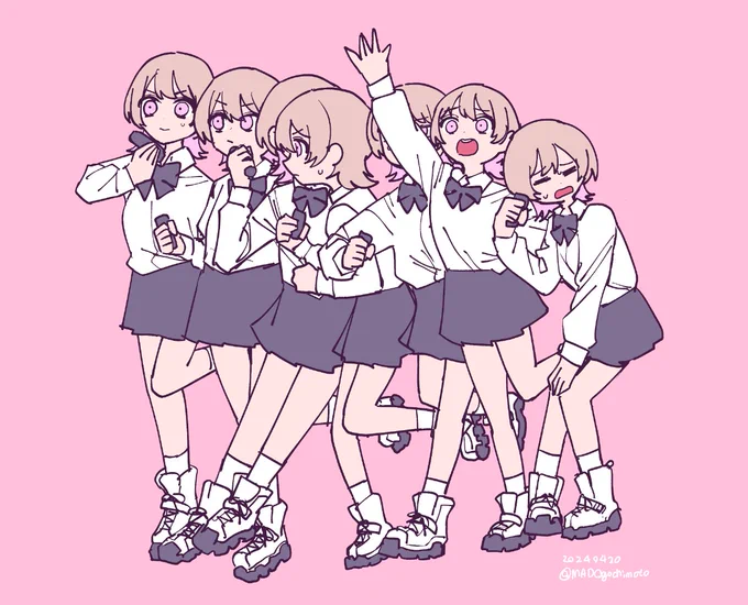 残機無限ちゃんのきゅうくらりん描いた 