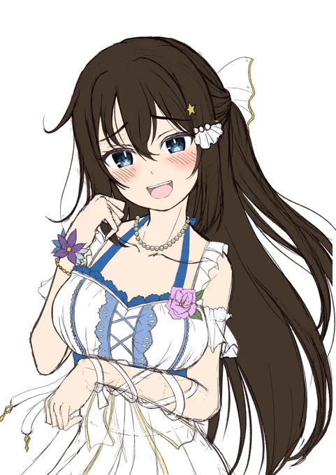 WIPで〜す!あなたのヒロイン衣装って良いですよねー 