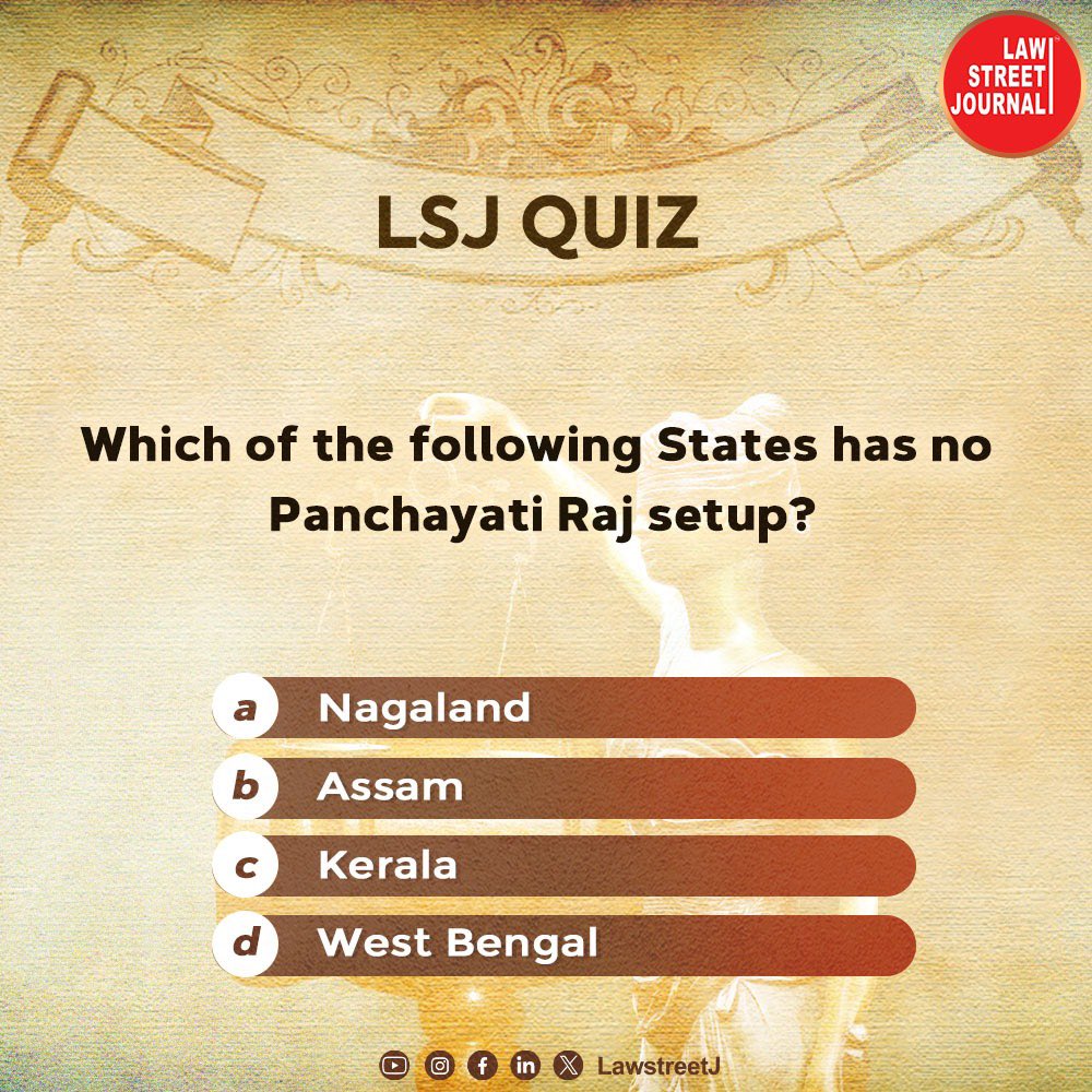 LSJ Quiz || Put your legal prowess to the test ! 

Write your answer in the comments below 👇🏻

#lsjquiz #legalquiz #LegalProwess #QuizChallenge #LegalKnowledge #LawTrivia #LegalMinds #LegalCommunity #ChallengeYourMind #LegalEducation #TestYourKnowledge #india #LawstreetJ