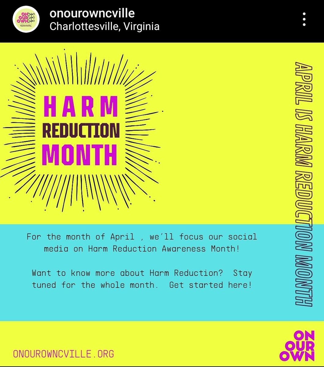 #HarmReduction