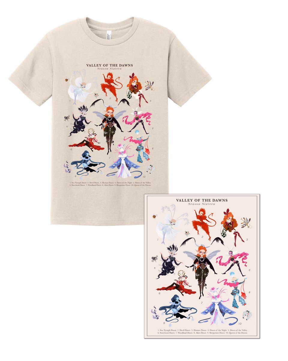 upuntil_dawn's tweet photo. Final merch drop of the season 🤍🤍 Dawn Species Nature Art Print &amp; Tee 💕 https://t.co/7SnhhakMRP