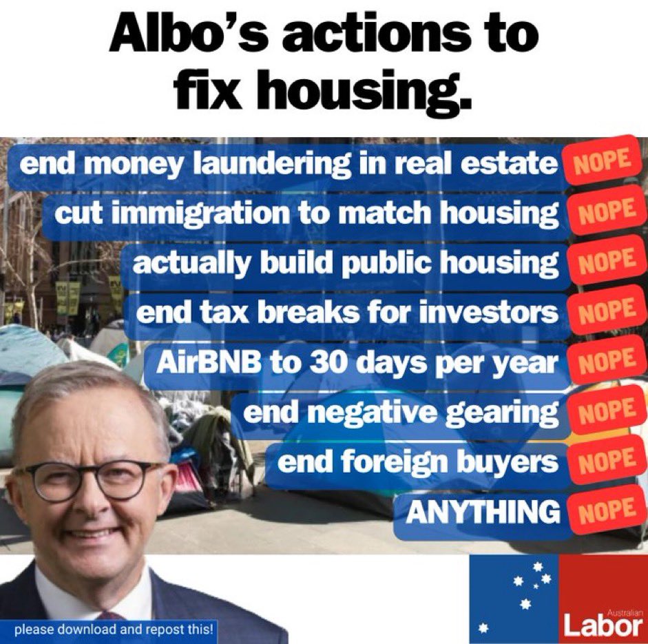 Day 699 of the Albanese Labor Government What has Albo done in 699 days to solve the housing crisis? @AustralianLabor @JulieCollinsMP @AlboMP