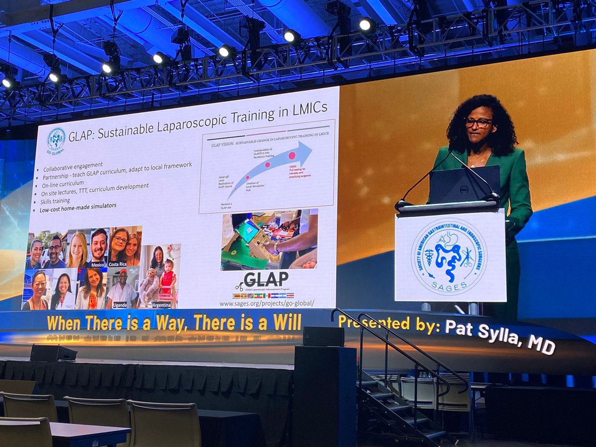 Thank you Madam President, Dr. Sylla, for the shout out! We are building the next twenty - years! sagesfoundation.org/giving-plus-pr… #nosurgeonleftbehind #laparoscopy #sages_updates #goglobal #globalsurgery