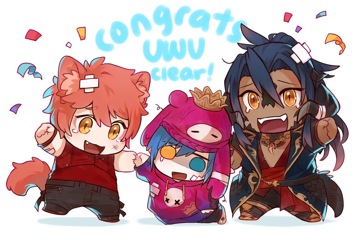 heyletsdestiny's tweet photo. :')))) WE FINALLY CLEARED.. @levira2019 @1HitPermadeath .. Art by @hasuyawwn https://t.co/QFKFGAjFMt