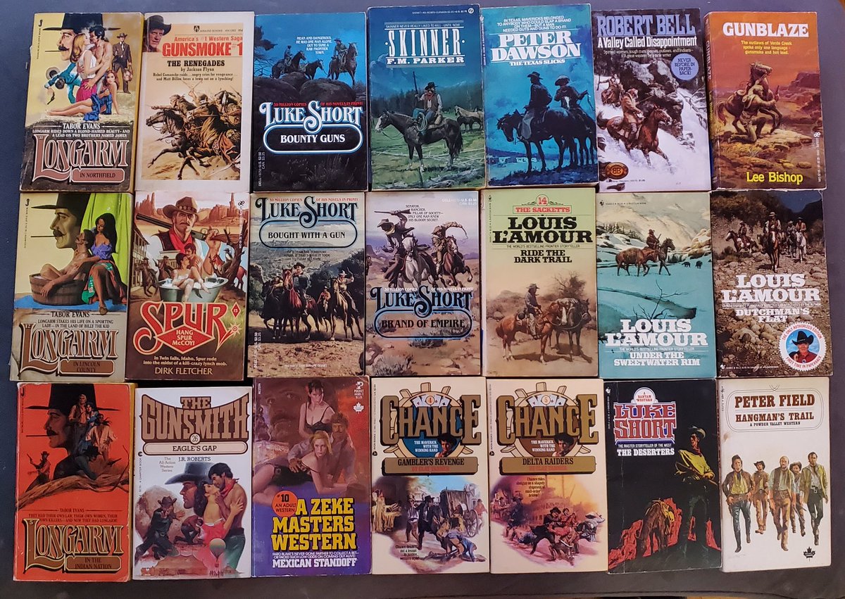 OK , I bought a bunch of Westerns ($4 for five) because I liked the cover art. Anything good in the lot ? I like pulp fiction, so I don't mind at all if it's pulpy