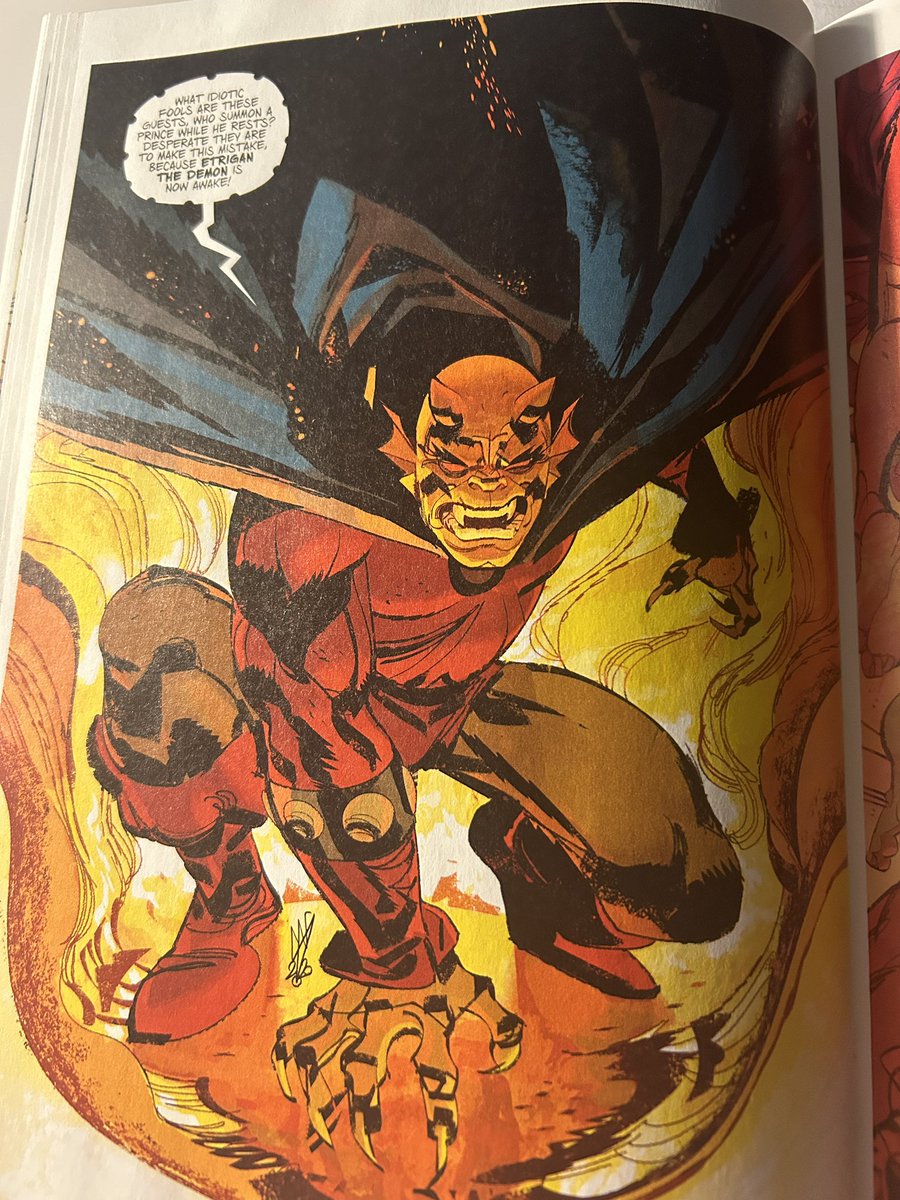 I cheer every time Etrigan appears in something. 

Batman/Dylan Dog #2