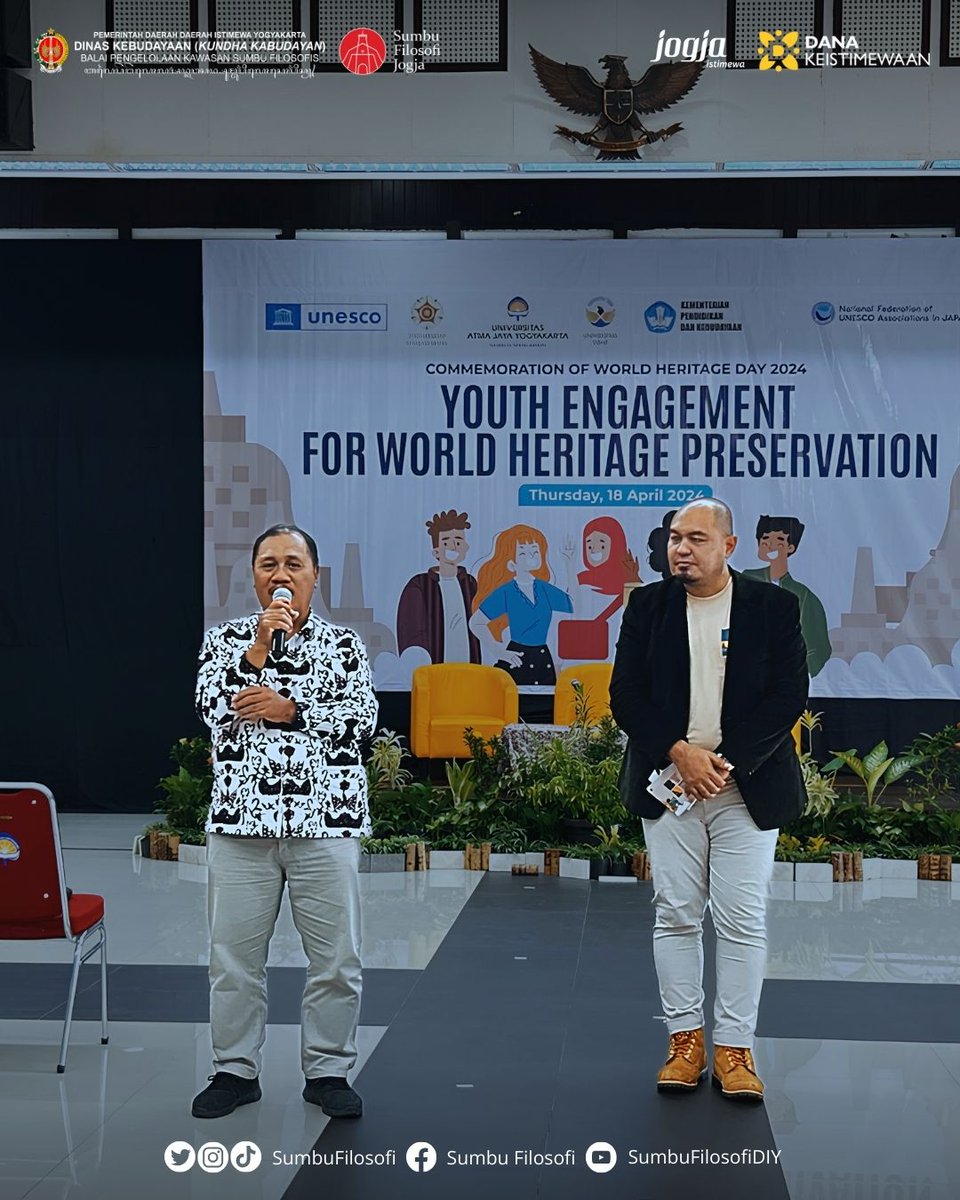 UNESCO Jakarta berkesempatan menjadi tuan rumah perayaan Hari Warisan Dunia dukungan National Federation of UNESCO Associations in Japan (NFUAJ) pada tahun 2024. Di Yogyakarta, perayaan ini diadakan dengan kegiatan workshop dan pameran yang bertempat di Kampus II UAJY.