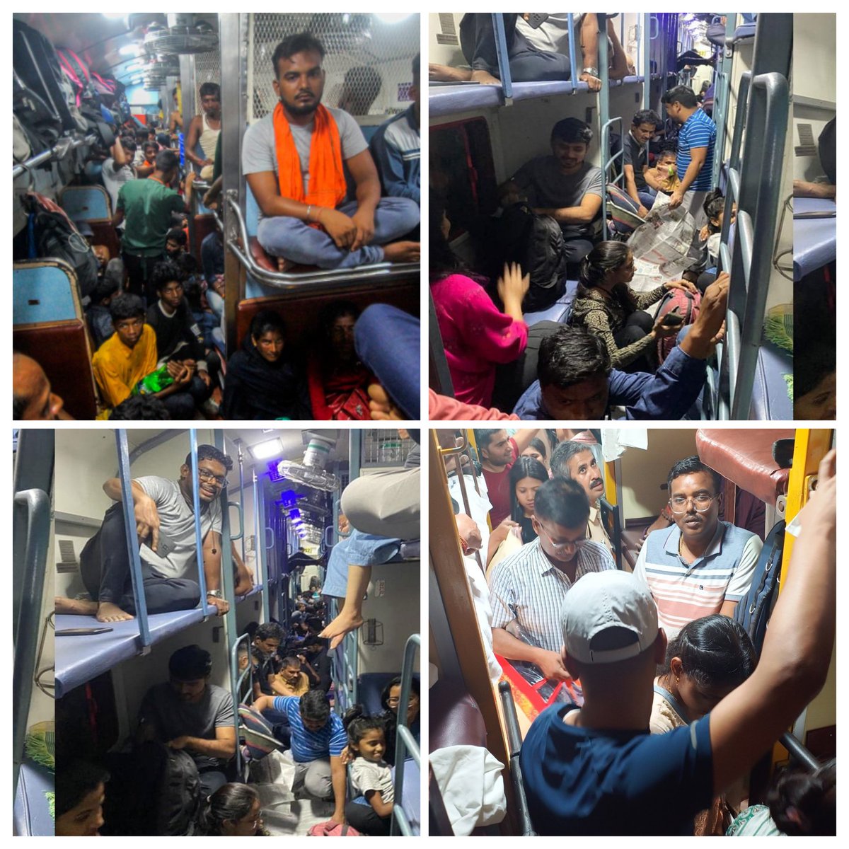 PunsterX's tweet photo. Modi is asking for votes in the name of Vande Bharat and Bullet trains.

Meanwhile, the voters: https://t.co/PPmlFgm81O