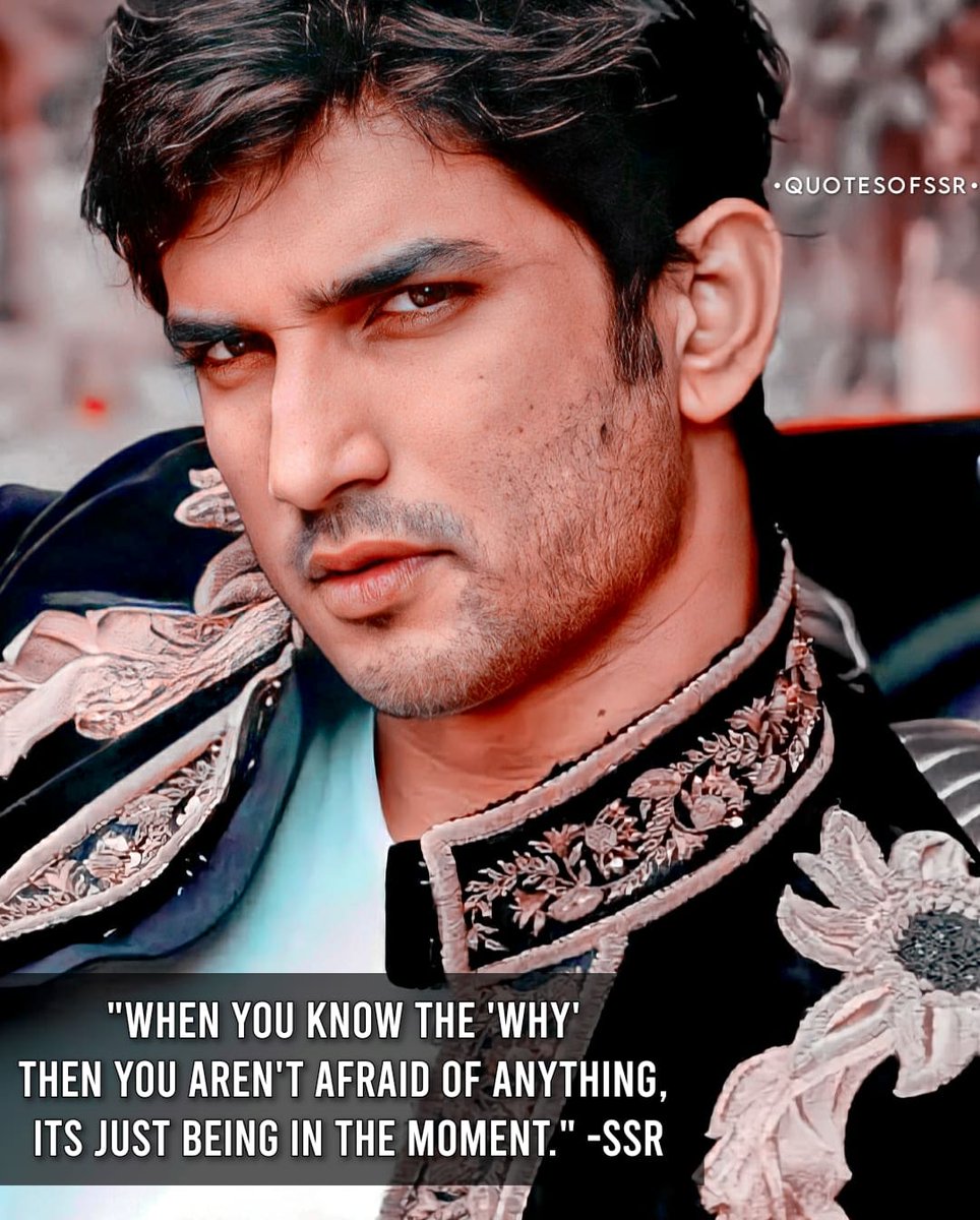 Perfect Morning with Sush's inspiring quote 💫 #SSR #JusticeForSushant️SinghRajput