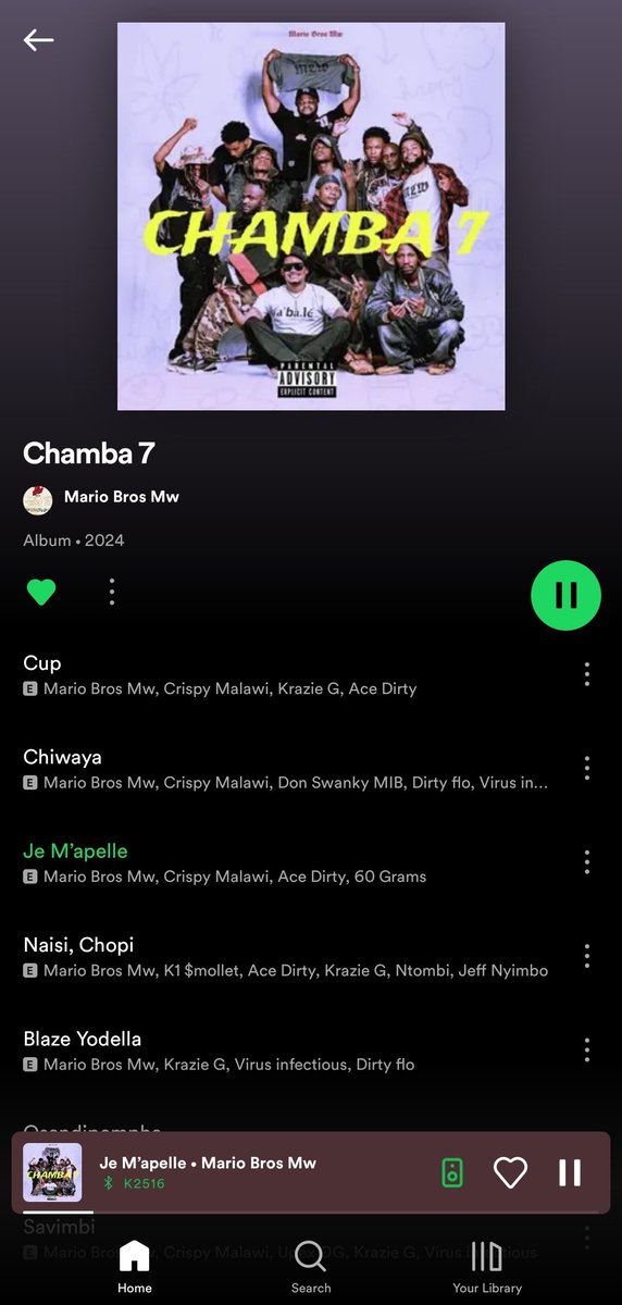 A'ba.le tadzukila ku Spotify 🫠