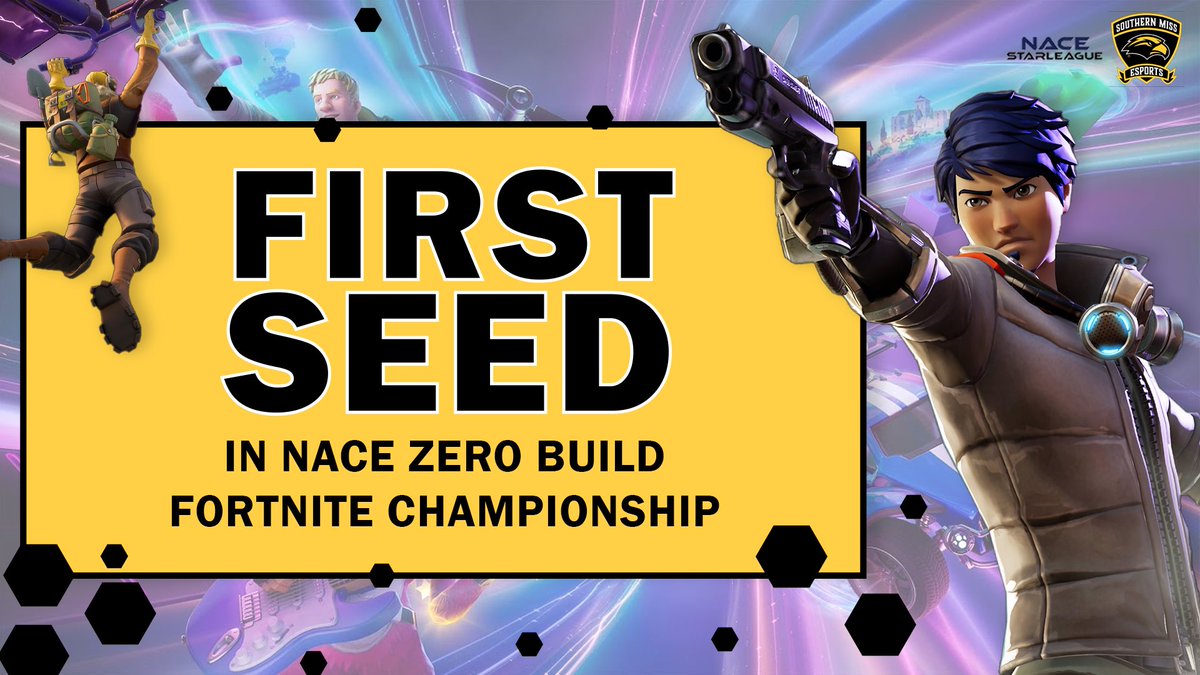 Wish our Fortnite Team luck as they enter the @nacestarleague Fortnite Zero Build Championship tomorrow as first seed!