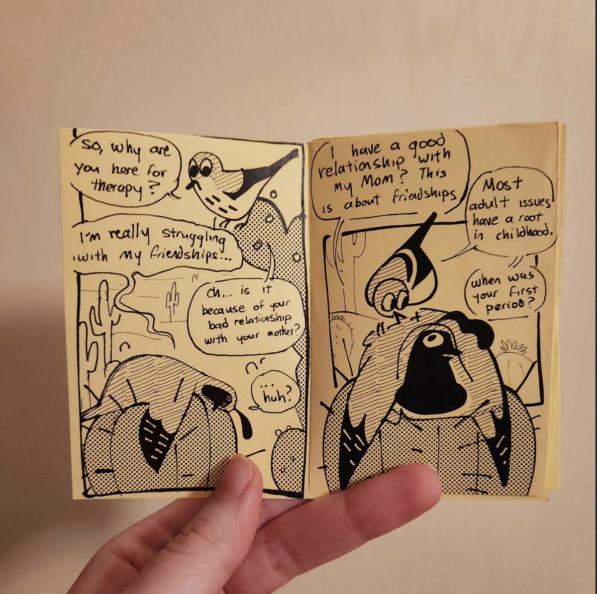 frickinggg's tweet photo. Tomorrow at Milwaukee Zine Fest: My buckwild online mental health experience turned into a 30 second read with "I Spent $900 on the Worst Therapist" https://t.co/V5pTjFOqaC