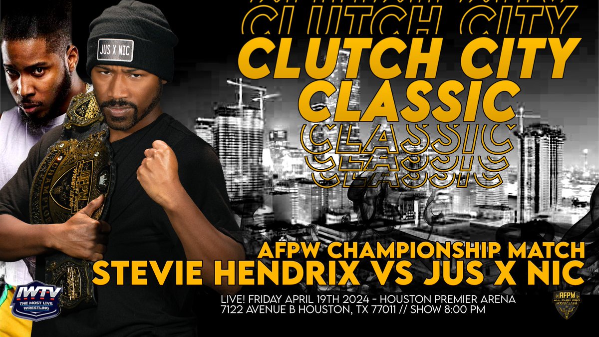 If you missed this match, you missed greatness. Hood classic confirmed. Thank you to Nic and Stevie for showcasing what All Fury is all about. #ClutchCityClassic