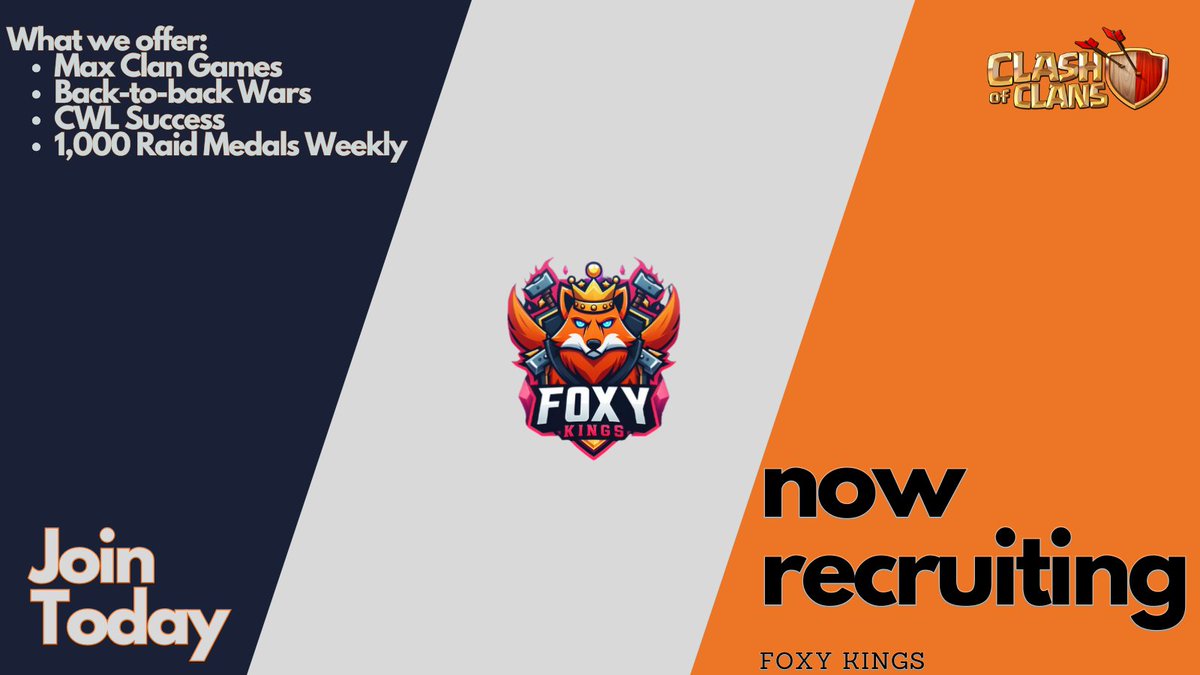 Foxy Kings | Clash of Clans tweet media