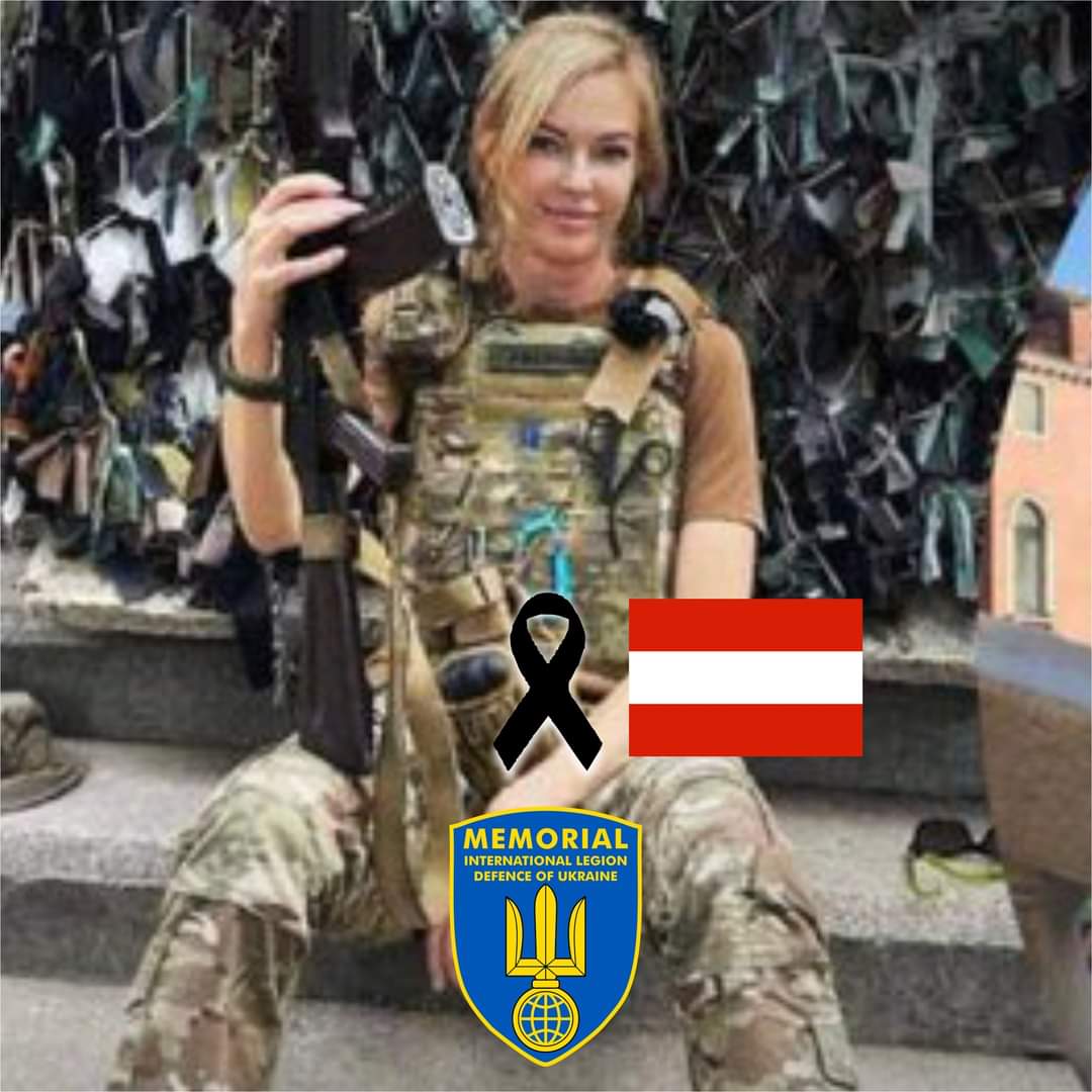 The Austrian Natalia Frauscher, who had been serving in Ukraine as a Volunteer succumbed on the Battlefield.

Honor, Glory and Gratitude To Our Sister.
2022!