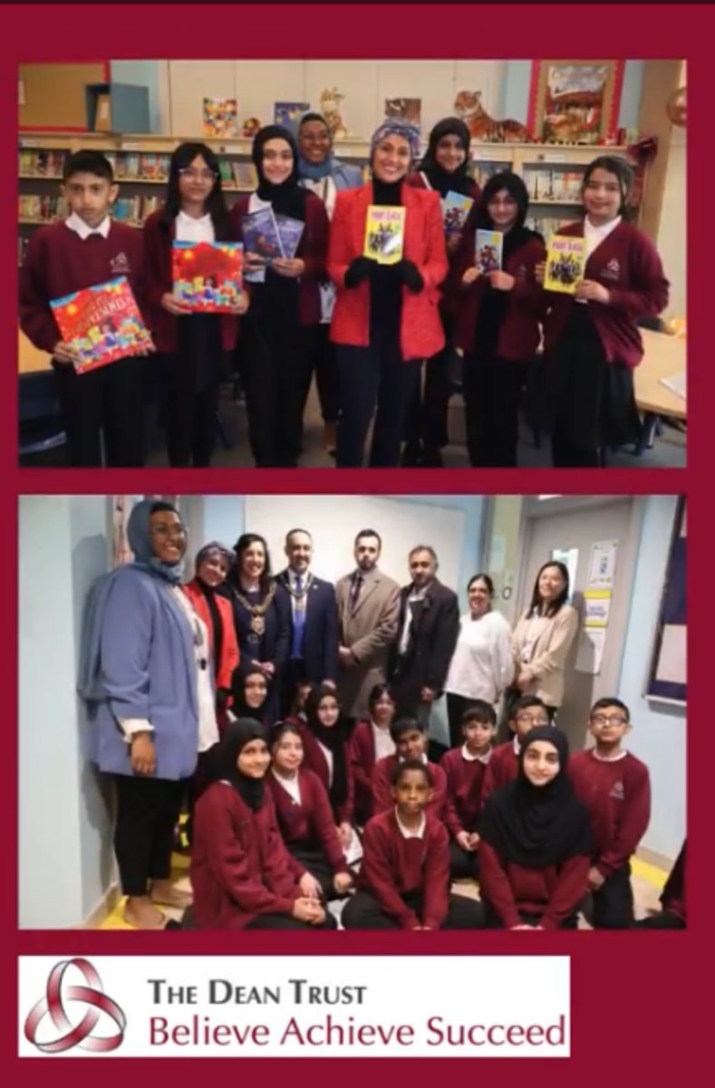 On Wednesday I was honoured to open the Abraham Moss School library. It was such a lovely day which started with short speeches from the Lord Mayor of Manchester, me, the local councillor and the head teacher. I talked about the importance of reading and how transformational /1