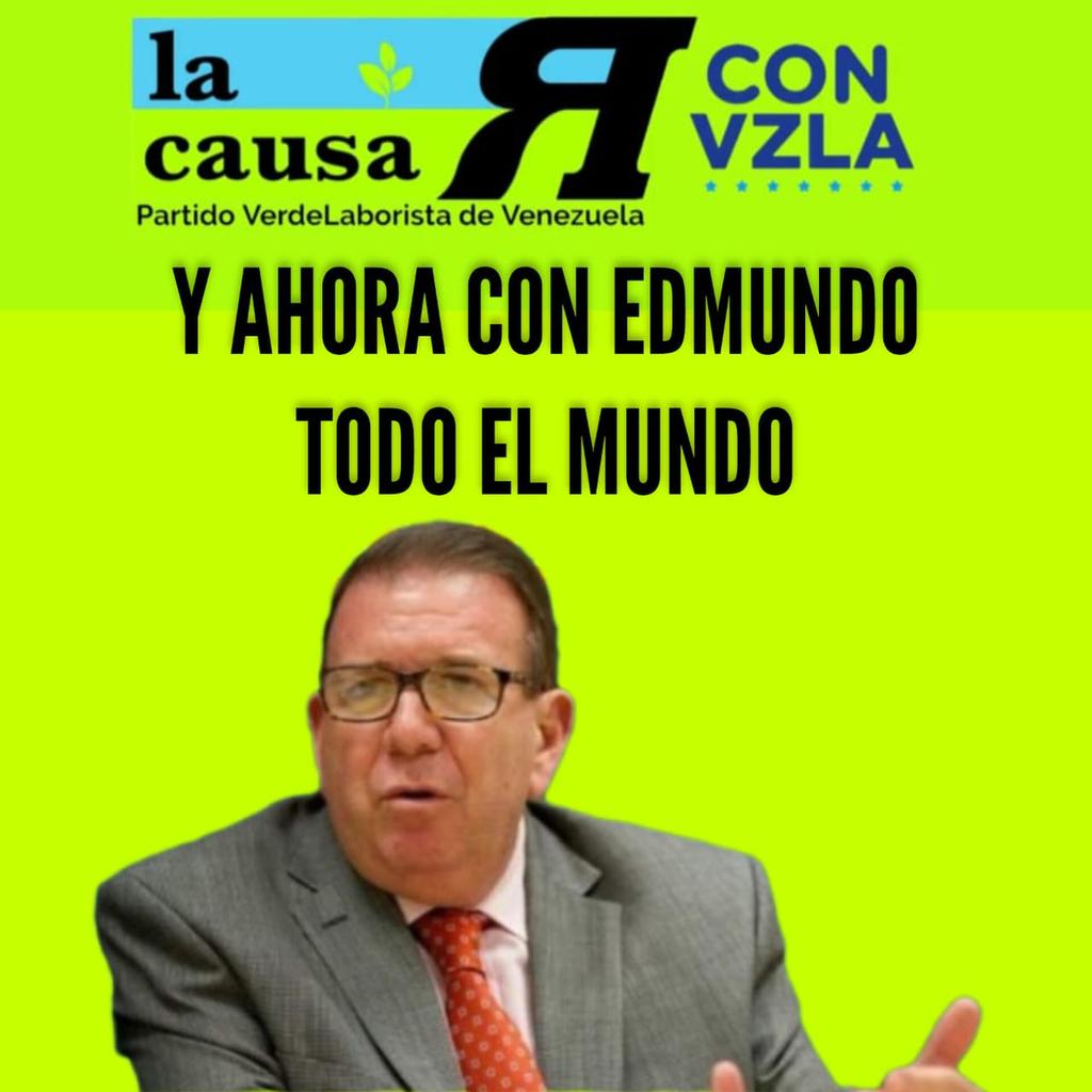 EDMUNDO GONZÁLEZ URRUTIA es el candidato UNITARIO, es nuestro candidato
Por decisión Unánime d la Plataforma Unitaria, el embajador González Urrutia se convierte en nuestro candidato Presidencial para derrotar a Maduro este 28 de Julio
Para @LaCausaRVe la consigna es
#VotoYCambio