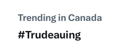 No explanation needed. #Trudeauing