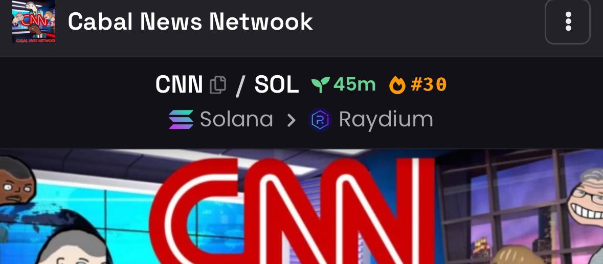 $CNN Entering Dex Trending