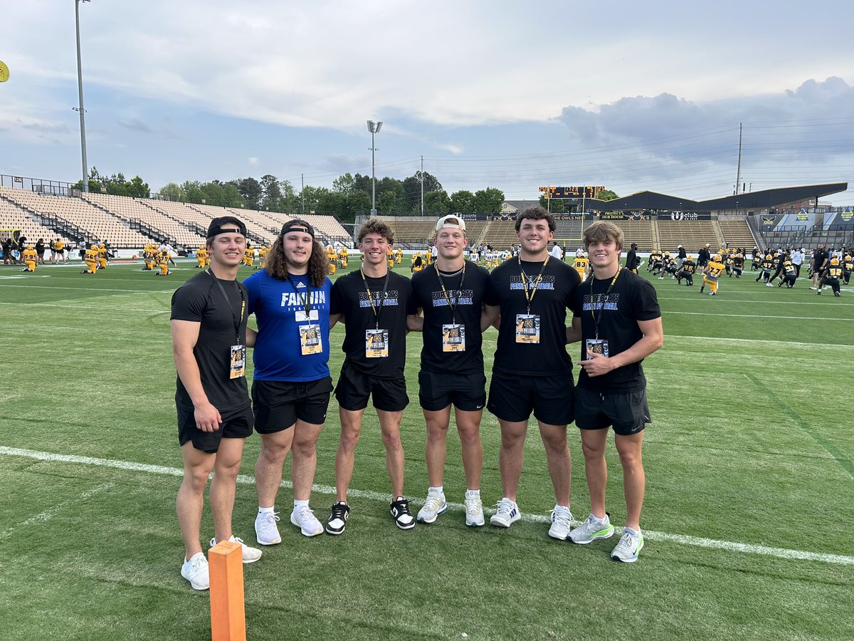 Had a great time at @kennesawstfb today!! @cooperborn14 @LawsonSullivan2 @carson_callihan @jacobdye_60 @Bradentaylor44 @CoachJReece @chadmcheatham @Fannincountyfb @NwGaFootball @RecruitGeorgia