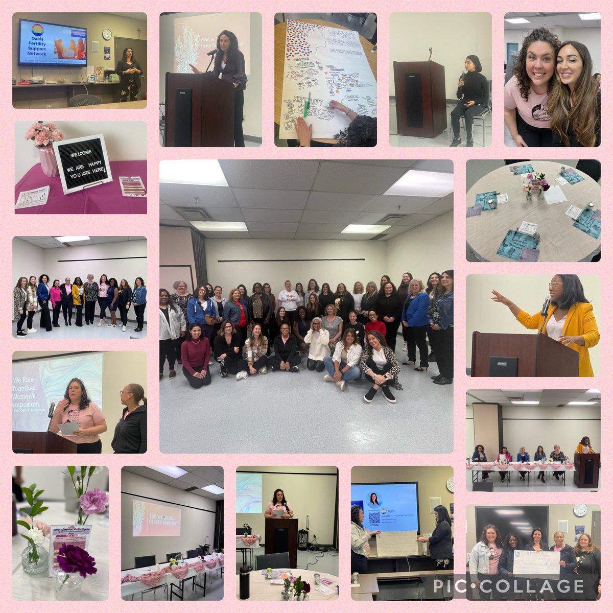 Today @elemdp members participated in our 1st Women’s Symposium. #CatholicTeachers work so hard everyday in #OntEd to teach their students..Today was about creating space for learning,self care & building new connections. 🫶🏼Thank you to everyone that participated!#DPEUWomenRise24