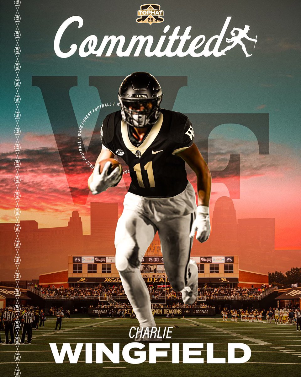 COMMITTED. #Tophat25    #GoDeacs🎩 @CoachClawson @WayneLineburg