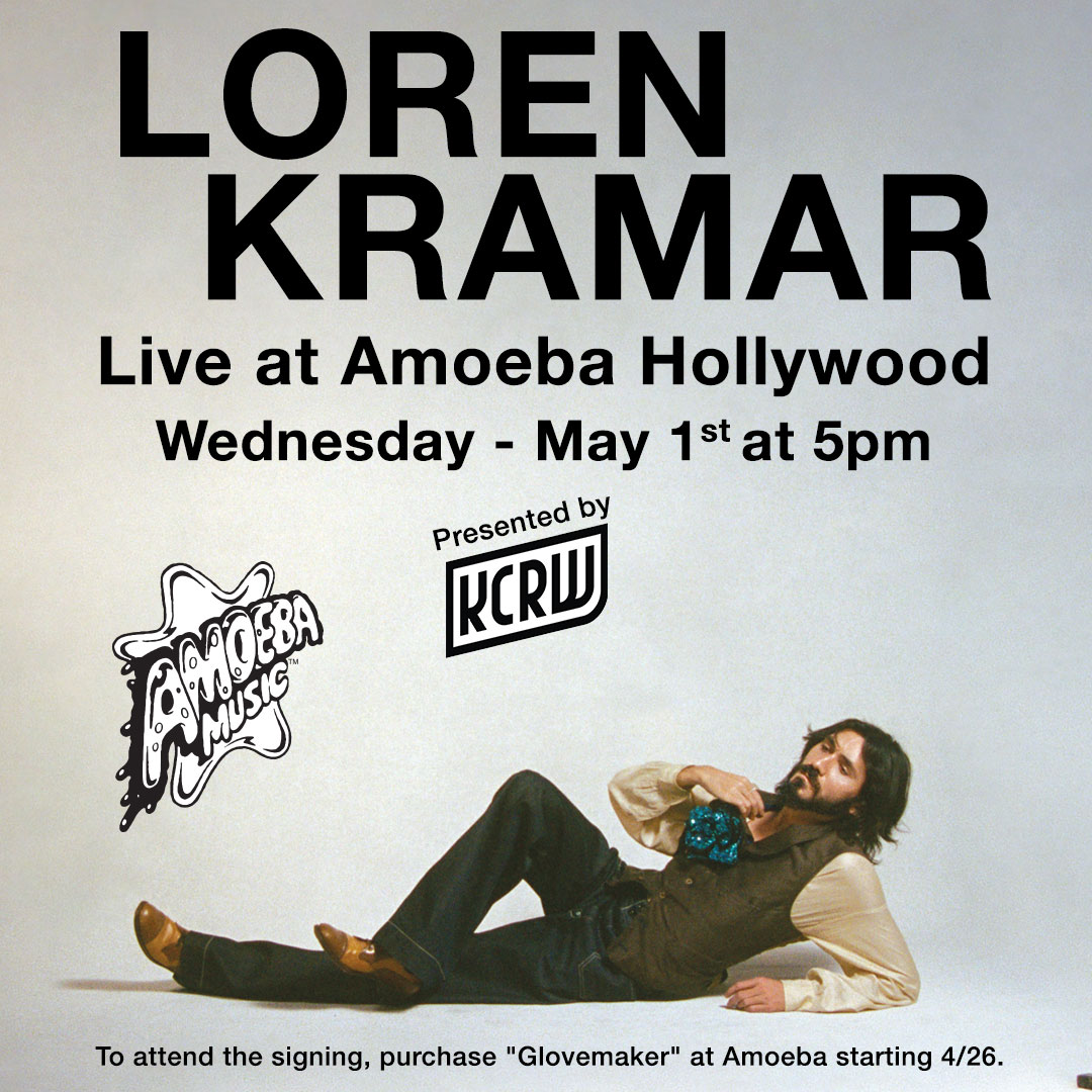 To celebrate the release of his new album 'Glovemaker,' @lorenkramar will be singing and signing records at @amoebamusic in Hollywood on May 1st ⭐️❗️ For more info: amoeba.com/live-shows/upc…