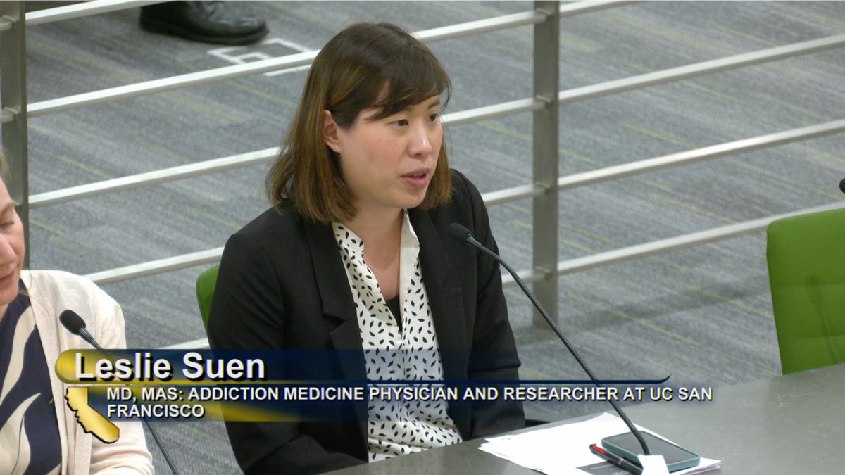 @UCSF_IHPS faculty Leslie Suen was an expert witness testifying for CA AB 2115, Asm Haney - SF's bill on modernizing methadone requirements. It passed unanimously! She also testified for the Select Committee on Fentanyl Opioid Addiction and Overdose.