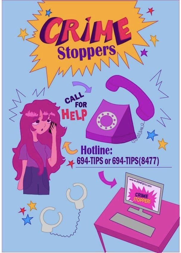 RebsProductions's tweet photo. Ms. Aguilar’s classes had several enter the Crime Stoppers contest this year.
1 of her students won 3rd place & 3 received honorable mention! 🏅
Ms. Aguilar is doing a fantastic job with her Graphic Design 1 kiddos!
#RebelGraphics #CreateYourLegacy https://t.co/naHrLDJgds
