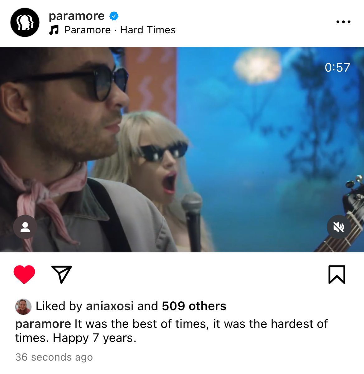 New from @paramore - happy Hard Times anniversary!