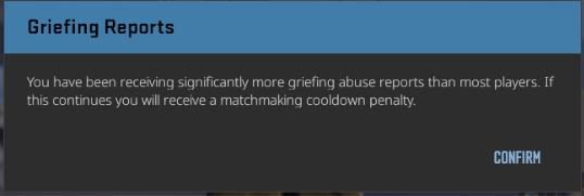 Raysuss_'s tweet photo. Imaginez juste je lance une premier pour chill, je tombe sur une 4 stack dont 1 mec qui cheat et boost,
je fais en sorte qu'il me tk, il se fait kick et les 4 mecs me report et c'est moi qui prends le warning ??????
Allo @CounterStrike vous pensez votre jeu il est bien la ?????? https://t.co/667qXgXTHi