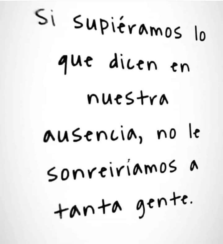 accionp0eticaes's tweet photo. 📌
Si supiéramos lo
que dicen en 
nuestra ausencia... https://t.co/i76CoLCcxV