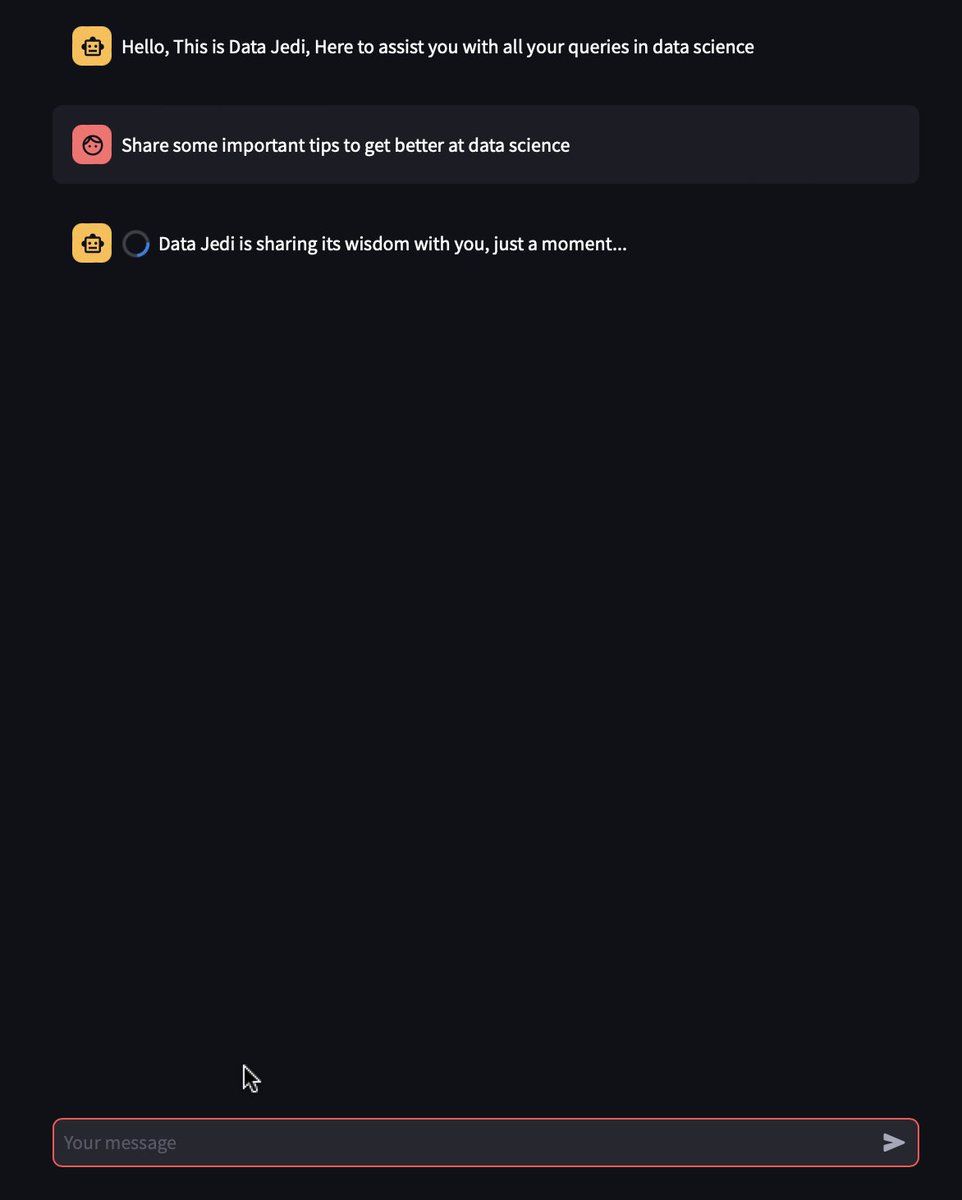 manishputnala's tweet photo. As a task during my data science internship at @innomaticshyd, I have built a Conversational AI chat bot using @Google Gemini API and @streamlit. https://t.co/i7qleeA66h
