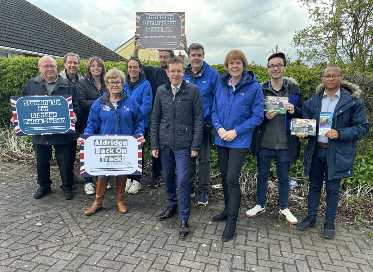 There was a very positive response on the doors this evening for @andy4wm. 

Vote @Conservatives on the 2nd May for our council, mayoralty and PCC candidates. 

#conservative #WestMidlands #andystreet #LocalElections2024