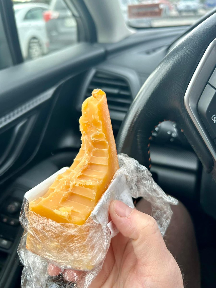 You need to be keeping a block of cheese in the car to snack on during your journeys