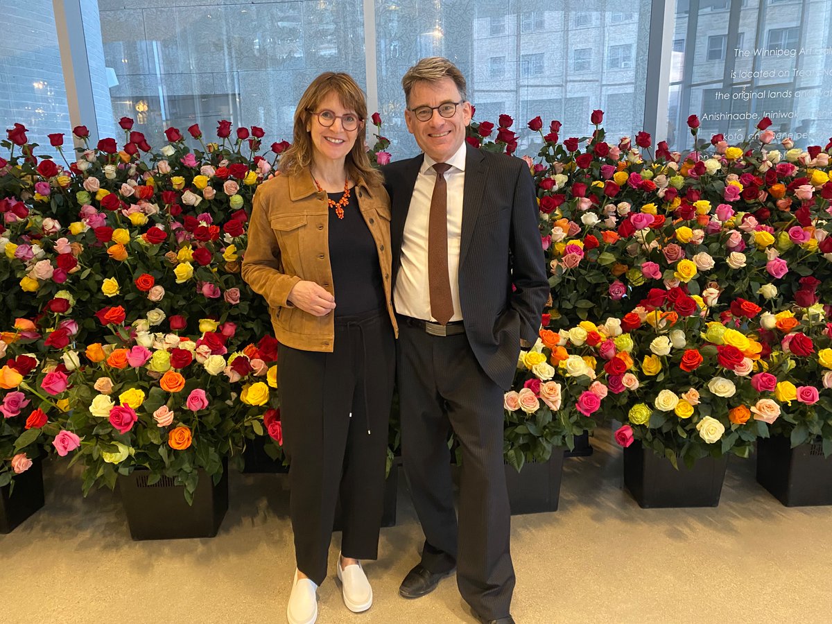 With Alison at the spectacular Art in Bloom exhibit taking place this weekend at the @wag_ca .