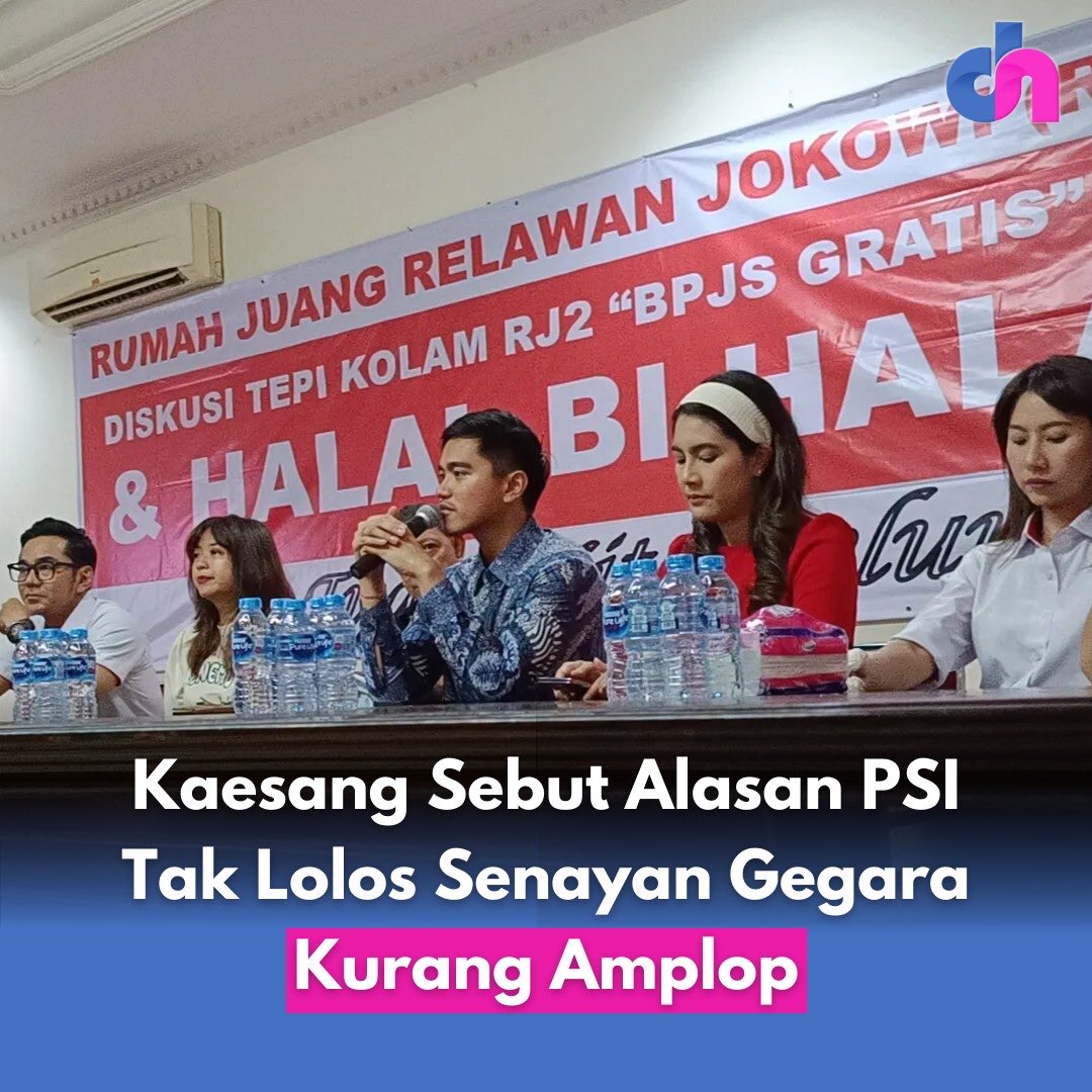 Kaesang terlalu jujur sehingga mengakui penggunaan POLITIK UANG dalam kampanye PSI.

#Cuih