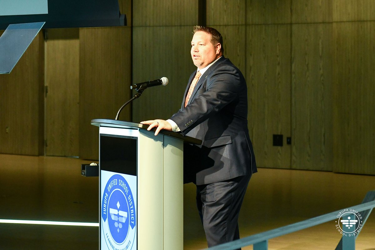 JurupaUSD's tweet photo. Thank you to our JUSD community for joining us at last night’s inaugural State of the District at the Elliott N. Duchon Concert Hall and online. 

To view the recorded live stream please visit https://t.co/tK1drGuJbP. https://t.co/LR1mZ8Rlyy