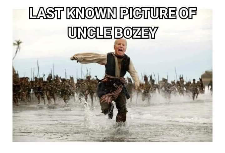 Run uncle Bozey, RUUUN!! 🤣🤣🤣