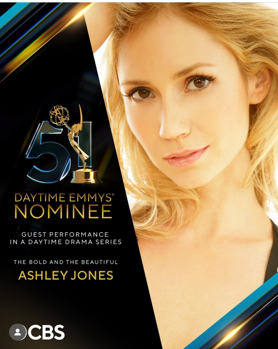 BoldInsider (@boldinsider) on Twitter photo Congrats to <a href="/AshleyAJones/">Ashley Jones</a> for her nomination for Guest Performer in a Drama Series portraying #SeBridgetForrester on #BoldandBeautiful. ๐๐๐ Congrats to <a href="/AshleyAJones/">Ashley Jones</a> for her nomination for Guest Performer in a Drama Series portraying #SeBridgetForrester on #BoldandBeautiful. ๐๐๐