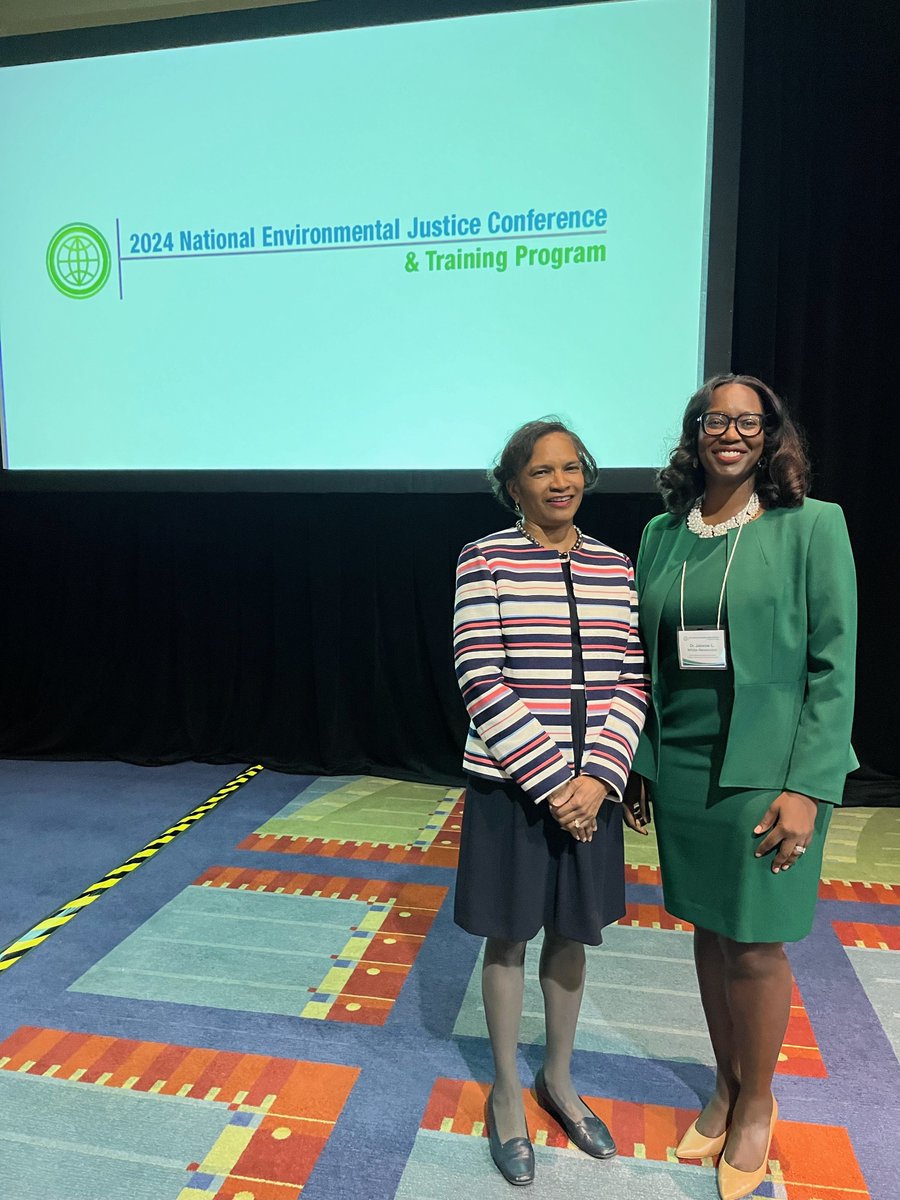 JWhiteNewsome46's tweet photo. This week, @BrendaMallory46 and I joined EJ leaders from all over the country at the @NEJC2024. We discussed the work of the Biden-Harris Administration to advance #environmentaljustice, reunited with old friends, and made new ones.
The EJ movement is alive and strong! 💪🏾 https://t.co/Vo3jpdsuYQ