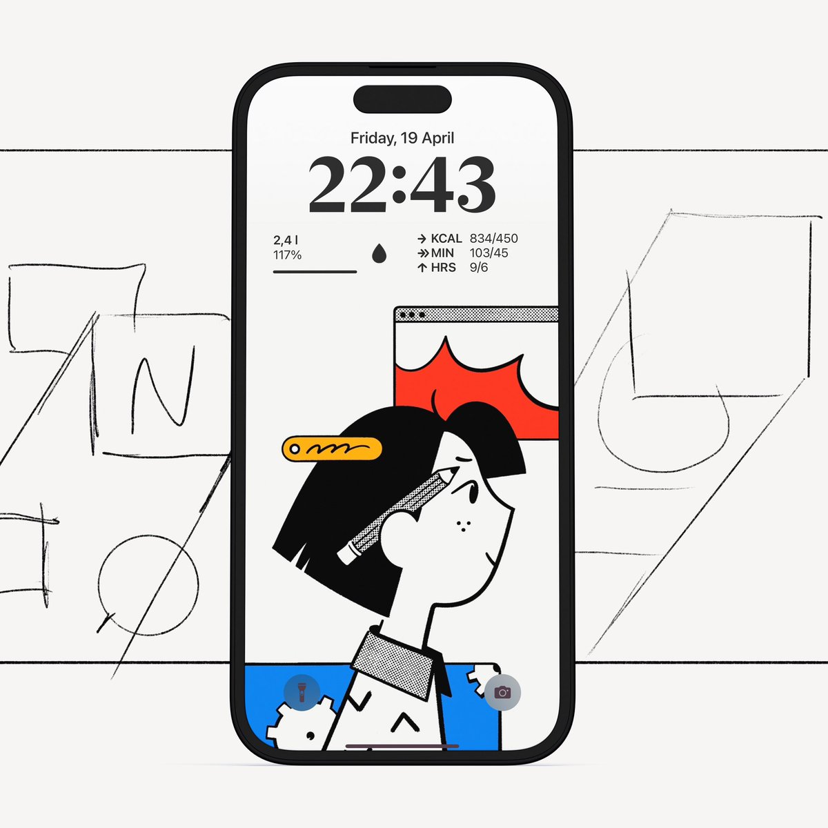 haqeco's tweet photo. Absolutely loving the @NotionHQ phone backgrounds! They’re super cool!
#thinkitmakeit https://t.co/f6Fi0n1e0S