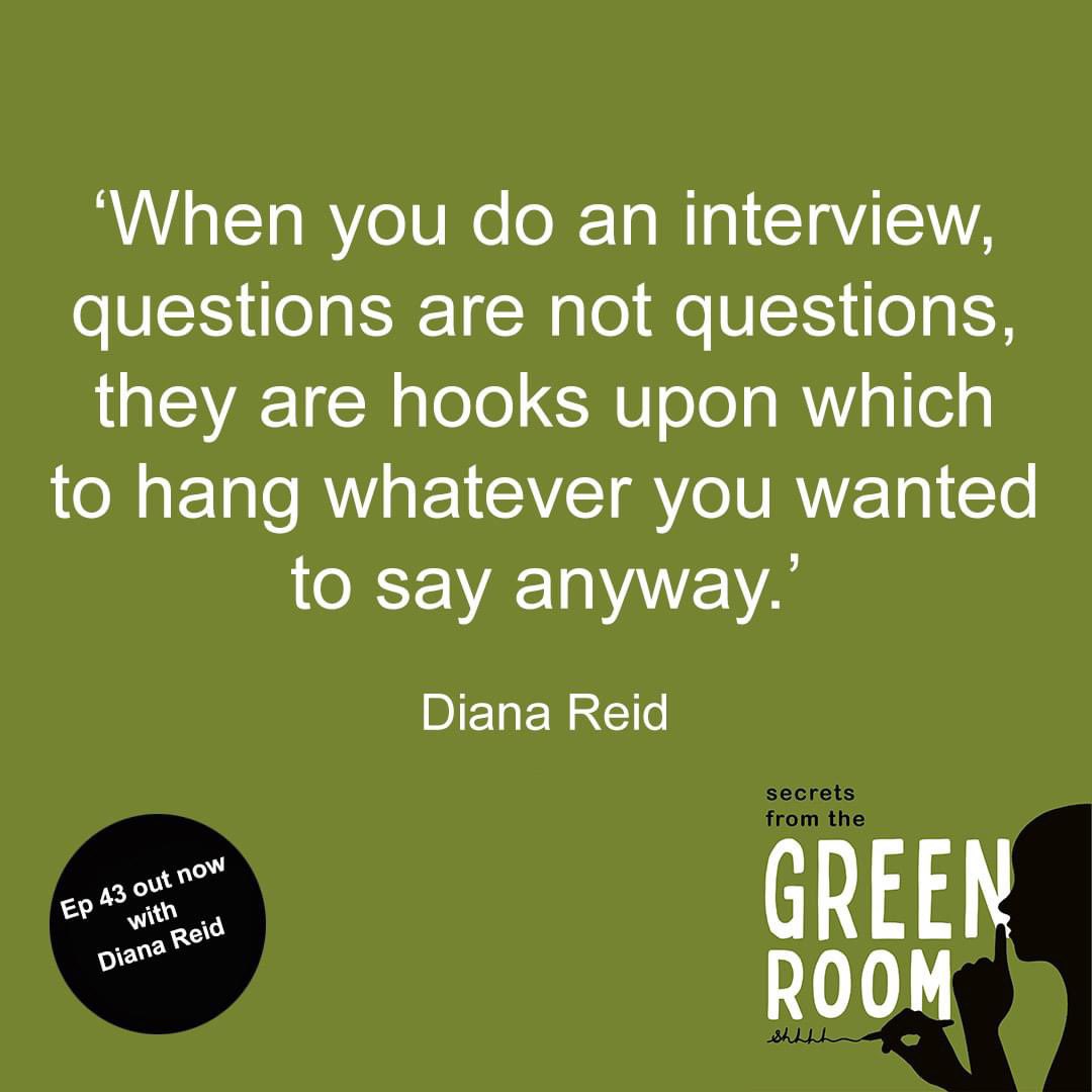 In our latest ep Diana Reid has excellent advice on how to handle interviews. Karen and Irma also add their two cents. Listen on Apple here (or wherever you get your pods): podcasts.apple.com/au/podcast/sec… @dianareid_ @ultimopress #writingpodcast #bookpublicity