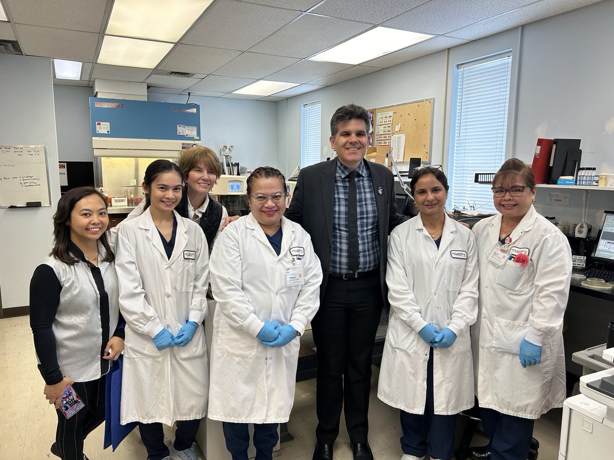 AndrewDowieMPP's tweet photo. It was great to join the employees of Medical Laboratories of Windsor in celebration of #MedLabWeekON this week!
Thank you to Jennifer, Darren and to all of the professionals here working hard to get us a better understanding of what ails us and set us on a path to treatment! https://t.co/K6n9vBb67p